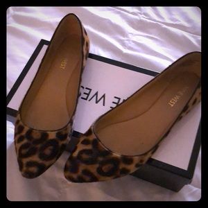 Nine West Cheetah flats
